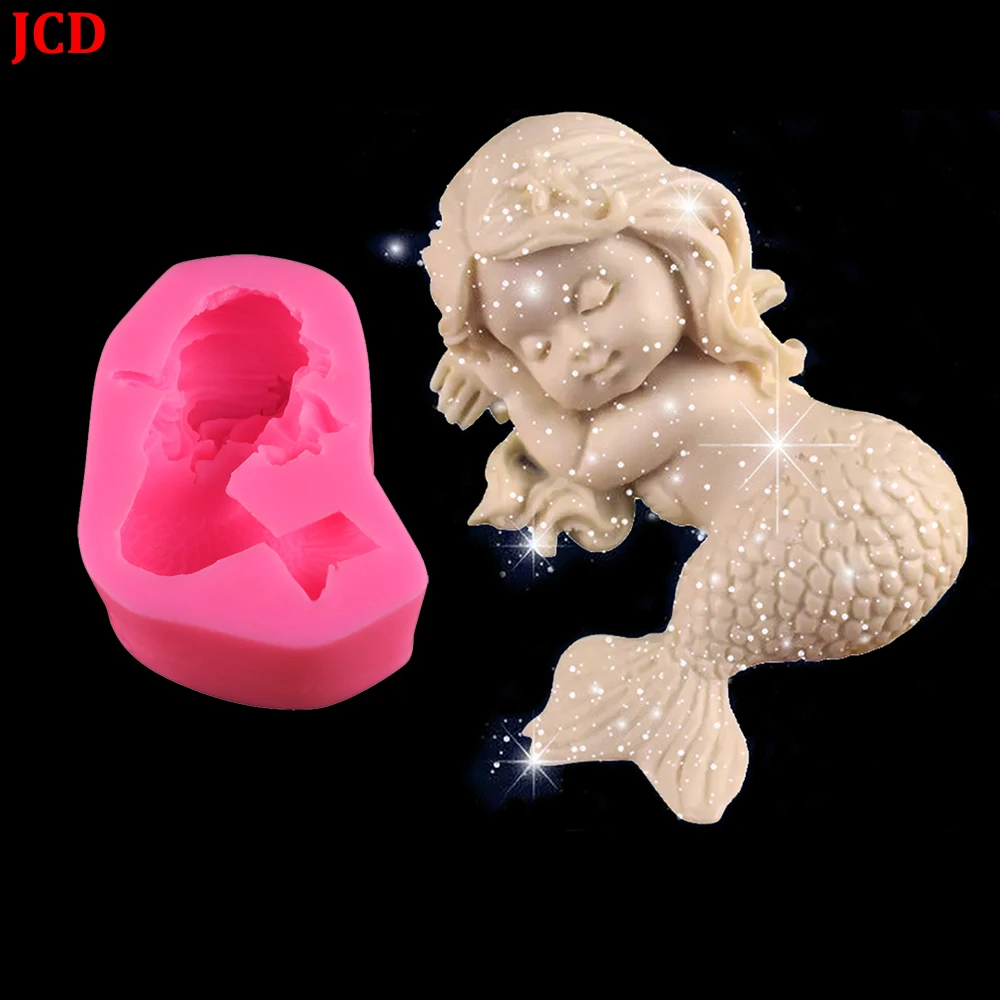 1PCS Lovely Sleeping Mermaid Flip Sugar Silicone Mold Simulation Mermaid Cake Decoration Mold Aromatherapy Mold
1PCS Lovely Sleeping Mermaid Flip Sugar Silicone Mold Simulation Mermaid Cake Decoration Mold Aromatherapy Mold
