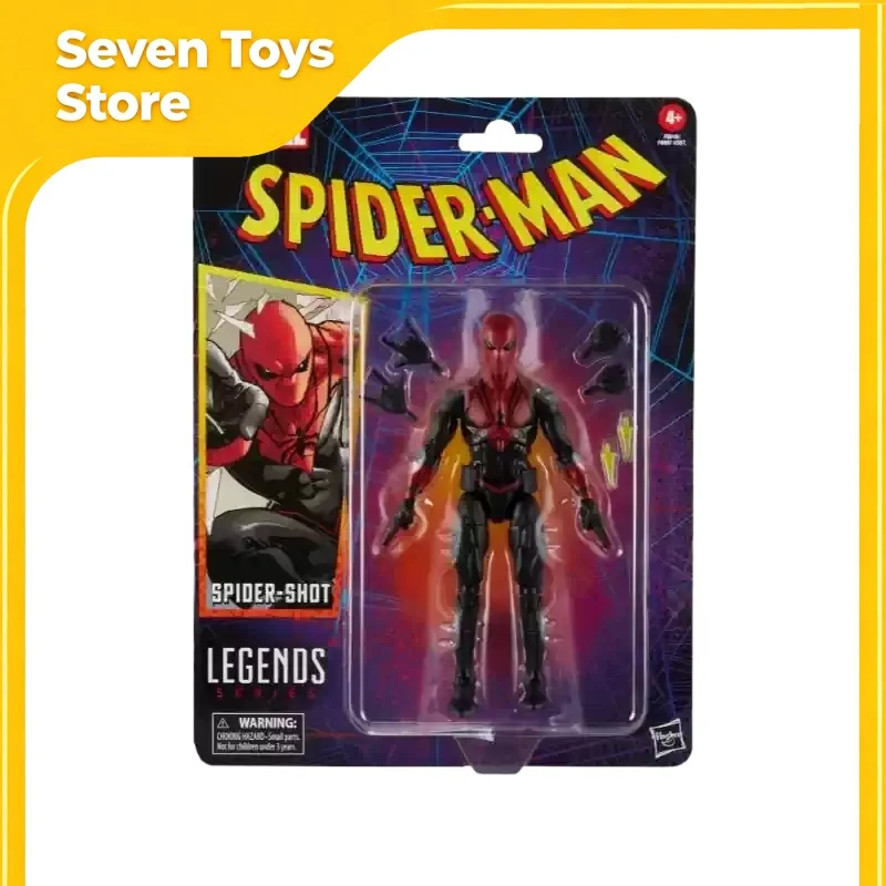 6-Inch Marvel Legends Series Spider-Shot Action Figure Collect Model Spider Figure Movable Joints Toy Desk Decor Birthday Gift
6-Inch Marvel Legends Series Spider-Shot Action Figure Collect Model Spider Figure Movable Joints Toy Desk Decor Birthday Gift