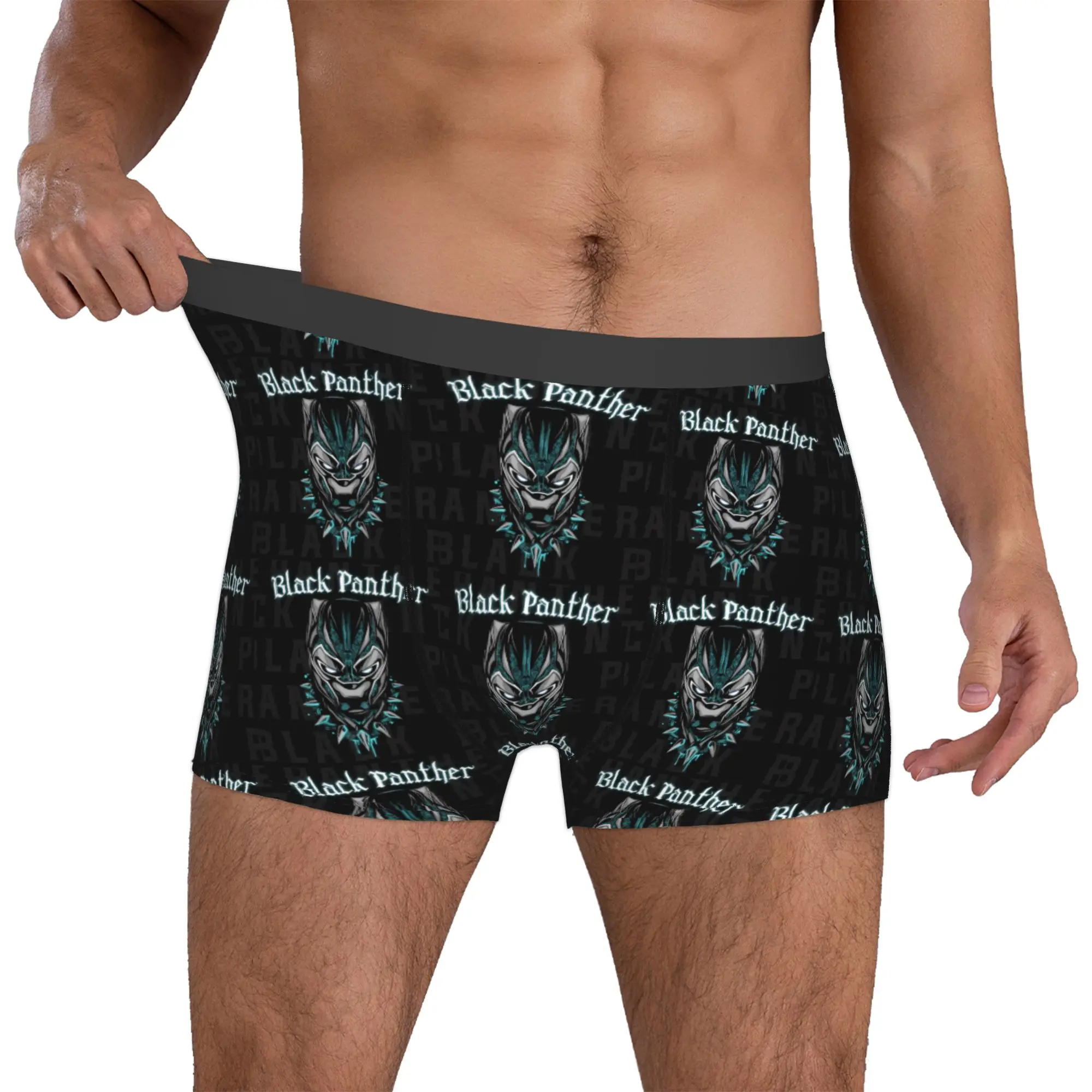 Customized Funny Black Anime Panther Boxers Shorts Panties Men's Underpants Comfortable Briefs Underwear
Customized Funny Black Anime Panther Boxers Shorts Panties Men's Underpants Comfortable Briefs Underwear