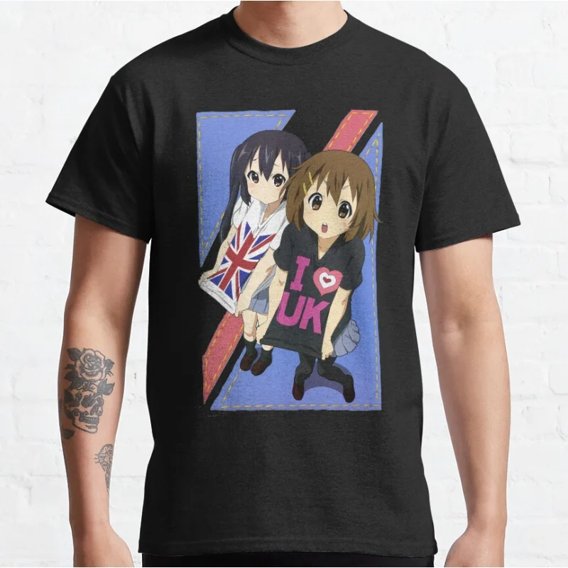 K-ON ! Cute Anime girls Manga otaku Short-sleeve crewneck T-shirt for men large size Adult Tops S-6xl
K-ON ! Cute Anime girls Manga otaku Short-sleeve crewneck T-shirt for men large size Adult Tops S-6xl