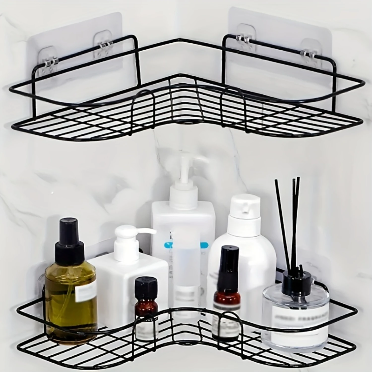 1pc Bathroom Shelf, Shower Caddy Rack, Bathroom Kitchen No Punching Triangle Rack, Shower Shelf, Shampoo Rack Holder, Bathroom
1pc Bathroom Shelf, Shower Caddy Rack, Bathroom Kitchen No Punching Triangle Rack, Shower Shelf, Shampoo Rack Holder, Bathroom