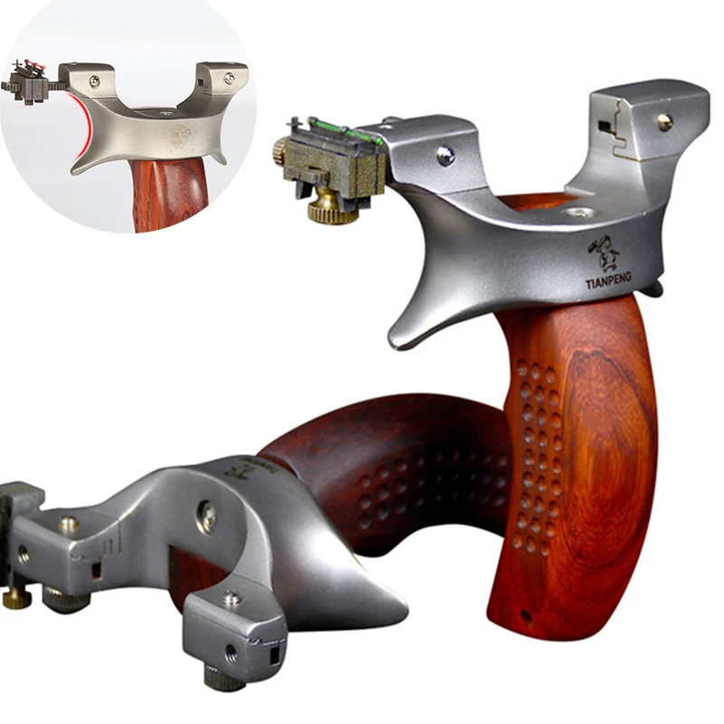 Heavy Hunting Slingshot Stainless Steel Head Slingshot with Laser Aiming Wooden Handle Shooting Rubber Band Toys Outdoor Games
Heavy Hunting Slingshot Stainless Steel Head Slingshot with Laser Aiming Wooden Handle Shooting Rubber Band Toys Outdoor Games