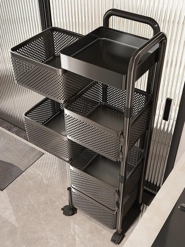 Youqin Kitchen Rotating Shelf Floor-to-ceiling multi-layer vegetable basket vegetable snack shelf trolley corner storage rack
Youqin Kitchen Rotating Shelf Floor-to-ceiling multi-layer vegetable basket vegetable snack shelf trolley corner storage rack