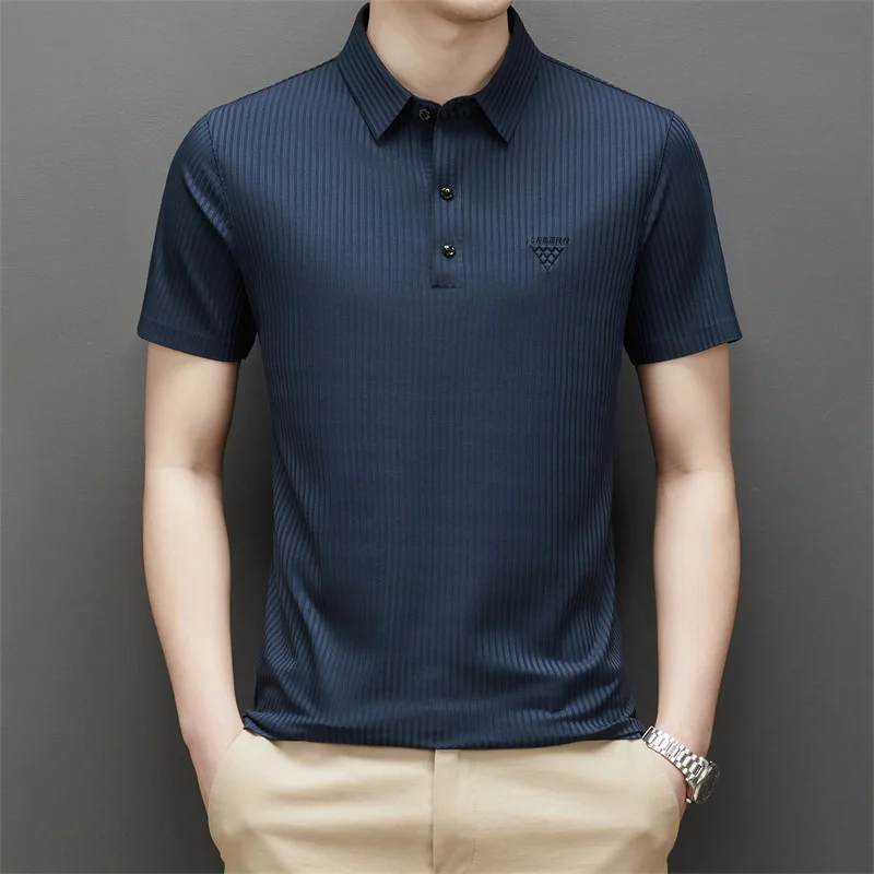 Striped Mens T-shirts Summer Polo Tshirts for Men Clothes Loose Short Sleeve Tee Fashion Casual T-shirt Korean Camisas De Hombre
Striped Mens T-shirts Summer Polo Tshirts for Men Clothes Loose Short Sleeve Tee Fashion Casual T-shirt Korean Camisas De Hombre