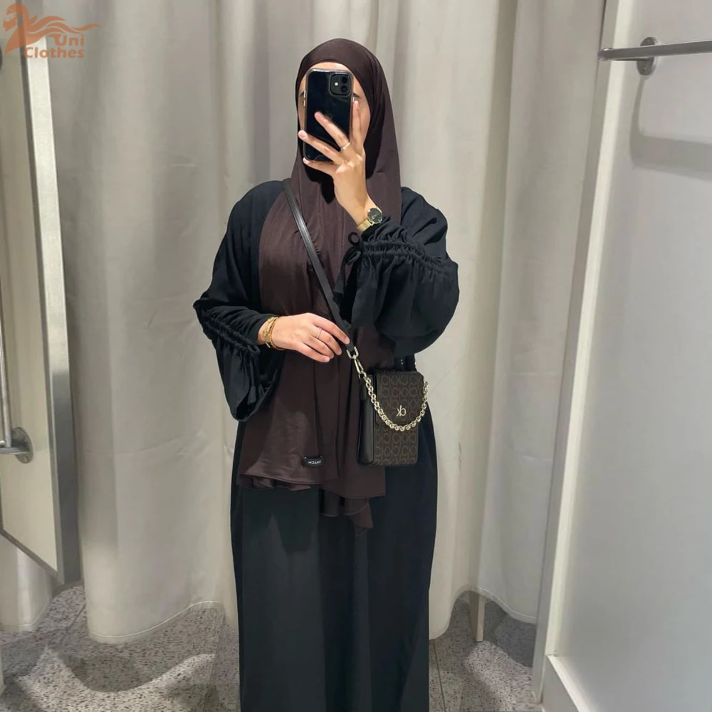 2025 Summer Arabic Muslim Women Abaya Eid Elegant Dubai Tie Cuffs Dress Islamic Holiday Modest Dresses Solid Turkey Kaftan Robe
2025 Summer Arabic Muslim Women Abaya Eid Elegant Dubai Tie Cuffs Dress Islamic Holiday Modest Dresses Solid Turkey Kaftan Robe