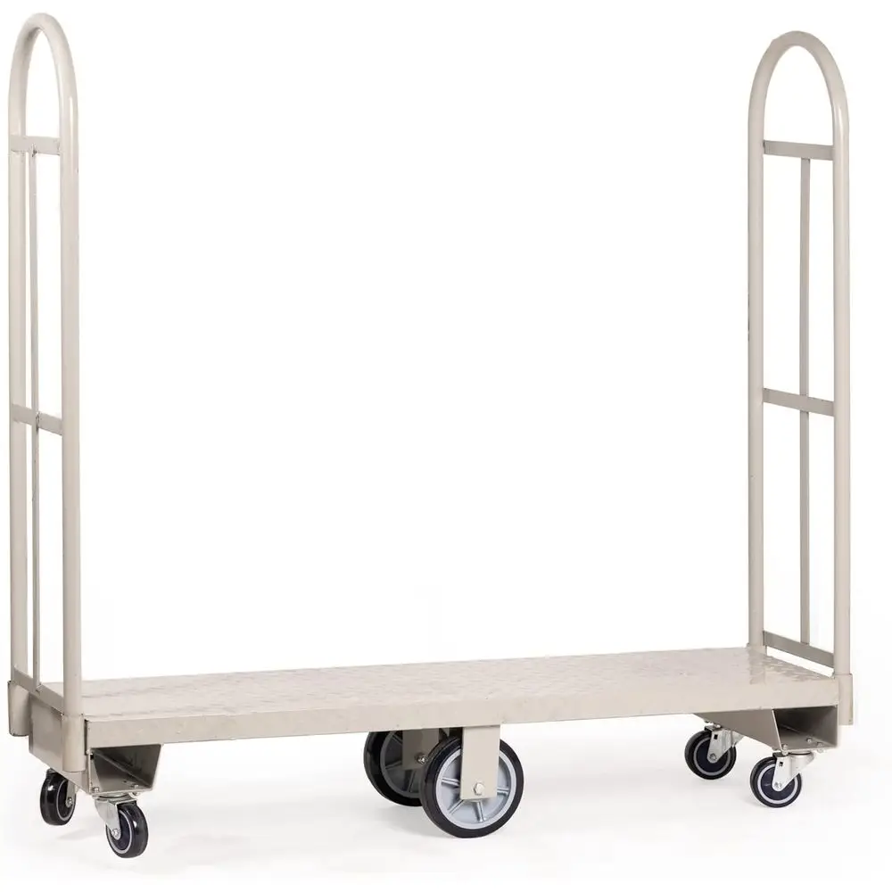 Heavy-Duty 16x60 Utility Cart with Steel Deck for Loads up to 2000 lbs, Dual Removable Handles
Heavy-Duty 16x60 Utility Cart with Steel Deck for Loads up to 2000 lbs, Dual Removable Handles