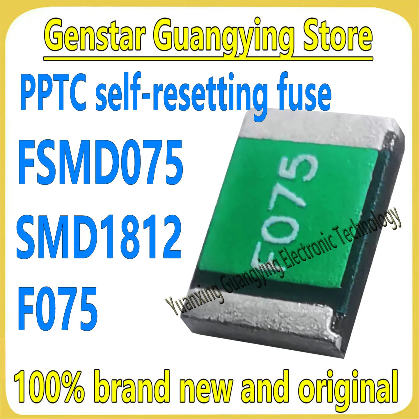 (50 шт.) FSMD075 F075 FO75 SMD1812 750 мА 16 В самовосстанавливающийся предохранитель PPTC, 100% новый
(50 шт.) FSMD075 F075 FO75 SMD1812 750 мА 16 В самовосстанавливающийся предохранитель PPTC, 100% новый
