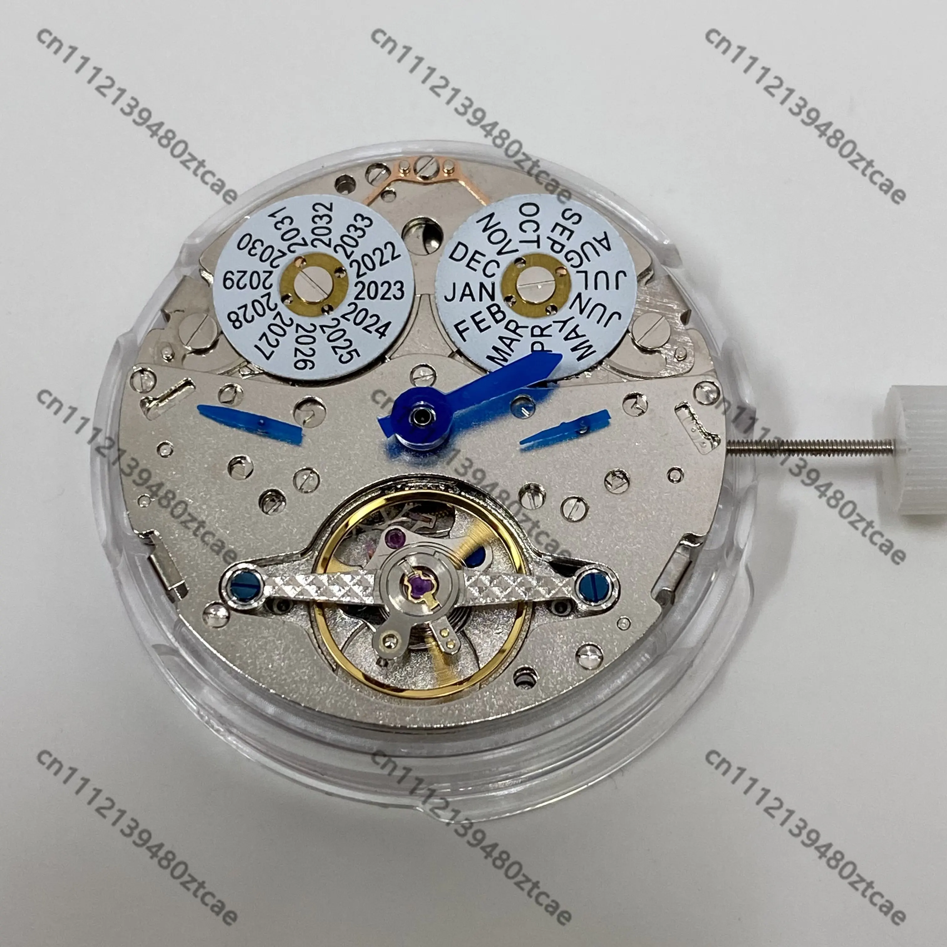 Durable Multi-Function Perpetual Calendar Movement 5 Hands Open Balance Wheel at 6 Position for Watch Replacement Parts
Durable Multi-Function Perpetual Calendar Movement 5 Hands Open Balance Wheel at 6 Position for Watch Replacement Parts