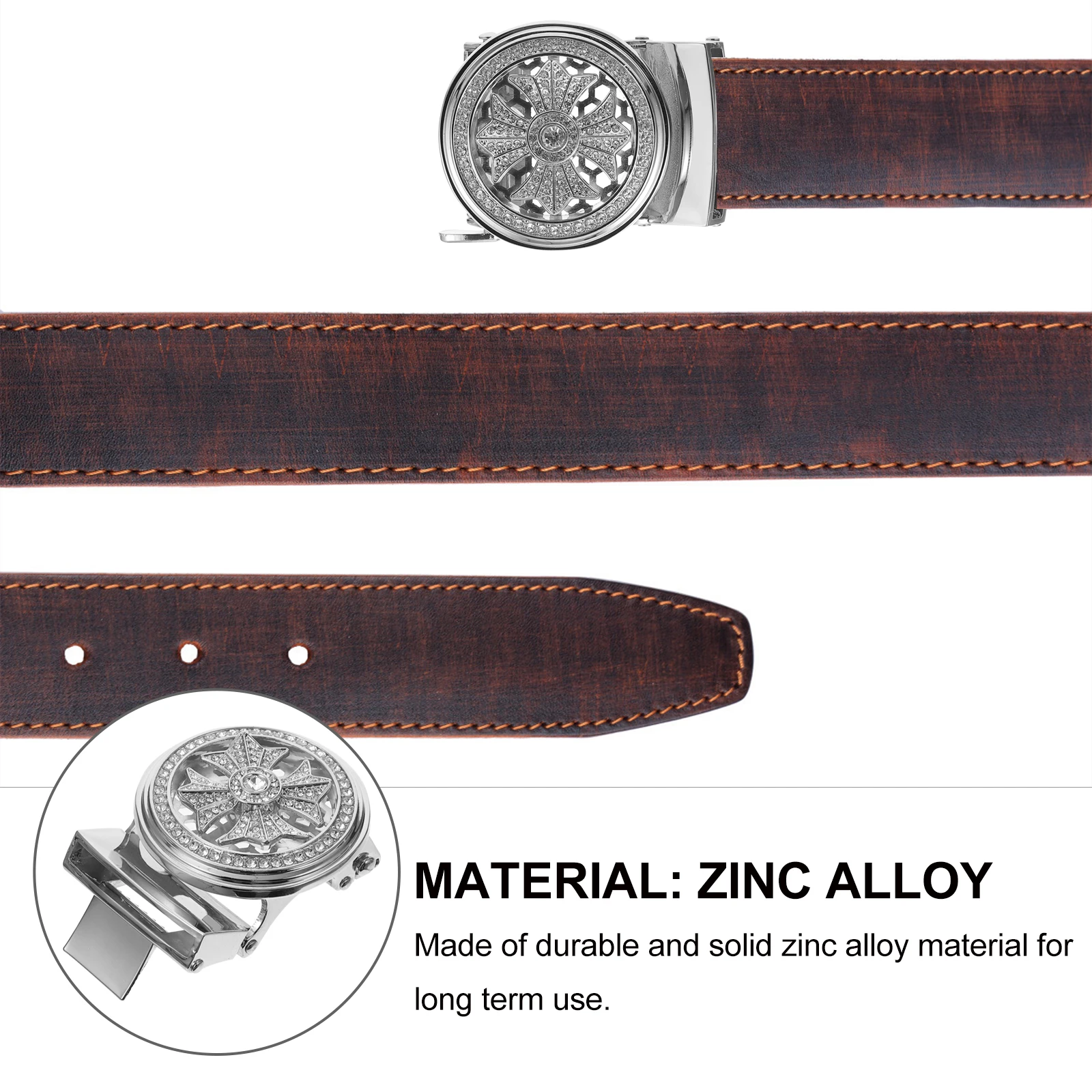 Diamond Inlaid Belt Buckles Zinc Alloy Durable Material Easy Adjust Comfortable Wear Matching Belts Men Accessories
Diamond Inlaid Belt Buckles Zinc Alloy Durable Material Easy Adjust Comfortable Wear Matching Belts Men Accessories