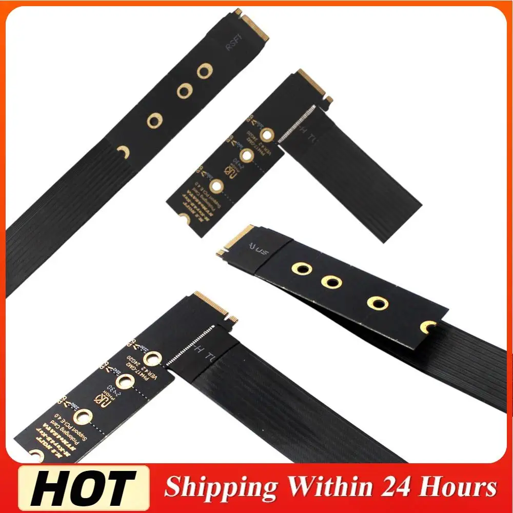 M.2 NVME NGFF M-Key SSD Extension Cable Support PCle4.0 M.2 NVMe SSD Extension Cable M.2 SSD PCI-Express 4.0 X4 M Key Extender
