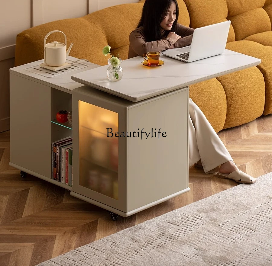 Rock slab mobile small tea table integrated balcony living room home light luxury tea table
Rock slab mobile small tea table integrated balcony living room home light luxury tea table
