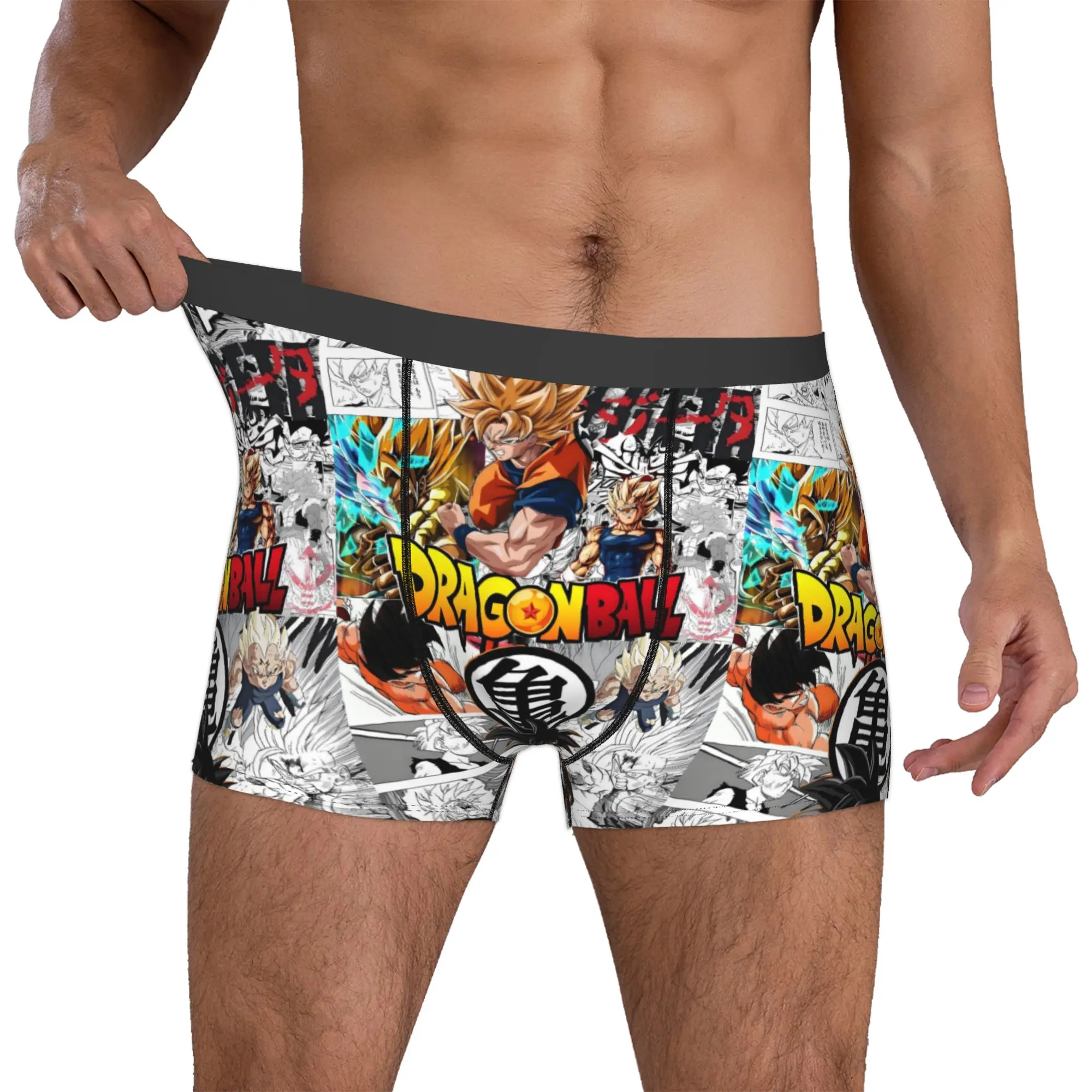 Custom Funny DBZ Vegeta Cartoon Boxers Shorts Panties Men's Underpants Stretch Fashion Briefs Underwear
Custom Funny DBZ Vegeta Cartoon Boxers Shorts Panties Men's Underpants Stretch Fashion Briefs Underwear