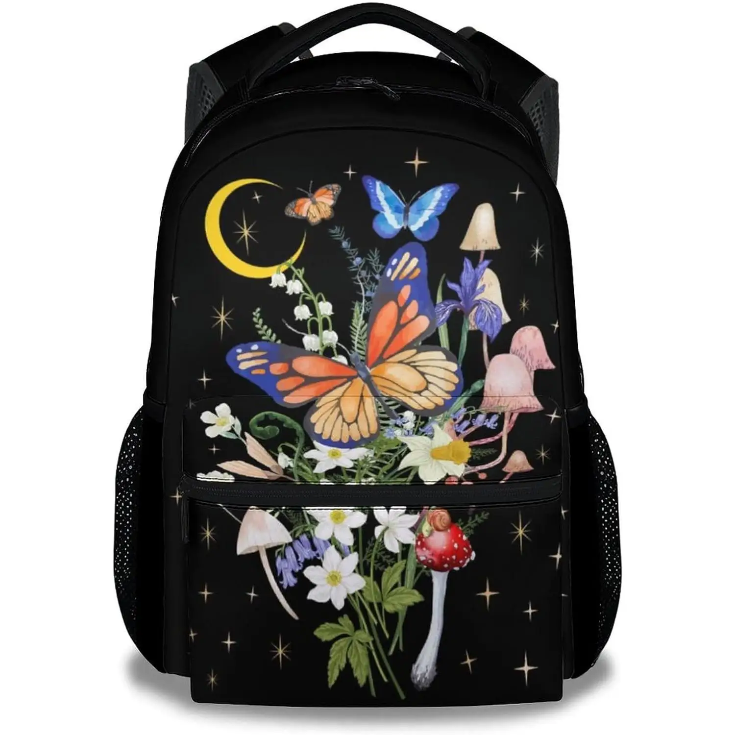 Для девочек и мальчиков, милый школьный рюкзак с героями мультфильмов, черная сумка для книг большой вместимости для студентов, рюкзак в подарок для любителей бабочек
Для девочек и мальчиков, милый школьный рюкзак с героями мультфильмов, черная сумка для книг большой вместимости для студентов, рюкзак в подарок для любителей бабочек