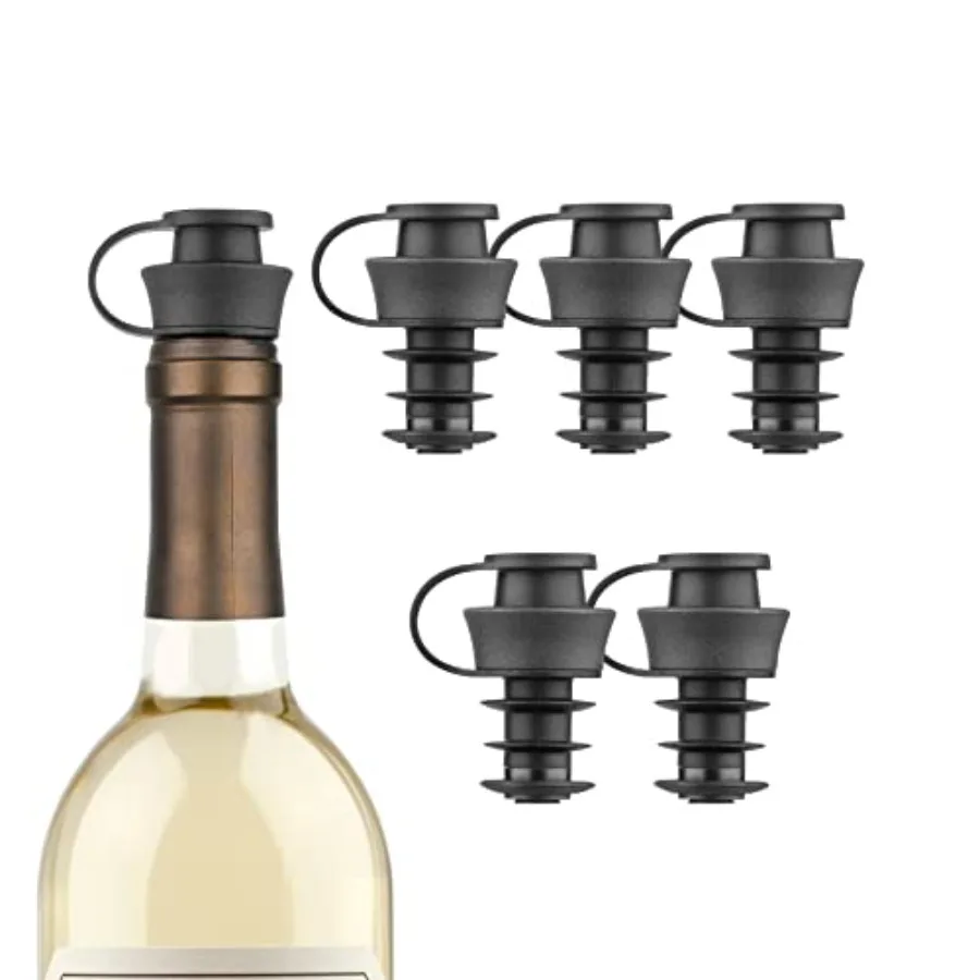 Pivot Stoppers - Pack of 6 For Pivot Wine Preservation System Specially Sealing Plastic Stopper
Pivot Stoppers - Pack of 6 For Pivot Wine Preservation System Specially Sealing Plastic Stopper