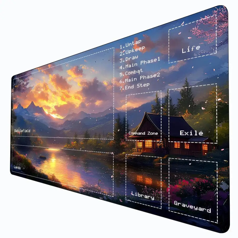 35*60cm Mouse Pad with Magic Zones Fantasy-themed TCG playmat game play mat Duel pads Beginner Card Battles Commander Gaming
35*60cm Mouse Pad with Magic Zones Fantasy-themed TCG playmat game play mat Duel pads Beginner Card Battles Commander Gaming