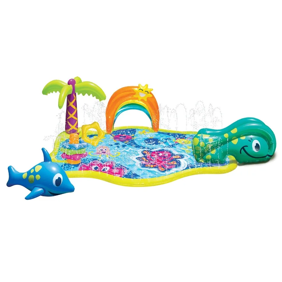 Jr. Splish Splash Inflatable Water Park for Toddlers - Includes Slide and Play Features
Jr. Splish Splash Inflatable Water Park for Toddlers - Includes Slide and Play Features