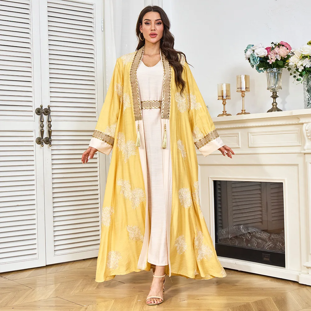Mt480 New Ethnic Style Women's Clothing Embroidered Pendant Sequin Party Dress Set Dress For Women Dubai Luxury Islam Elegant
Mt480 New Ethnic Style Women's Clothing Embroidered Pendant Sequin Party Dress Set Dress For Women Dubai Luxury Islam Elegant