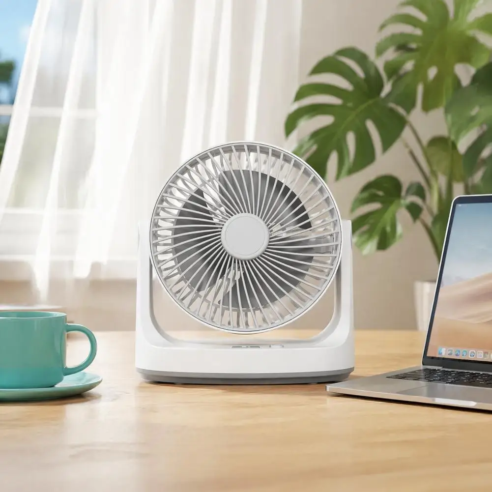 Desktop Air Circulation Fan 5 Speed Portable USB Desk Fan with 1800mAh Battery & Digital Display Quiet Personal Cooling Fan
Desktop Air Circulation Fan 5 Speed Portable USB Desk Fan with 1800mAh Battery & Digital Display Quiet Personal Cooling Fan