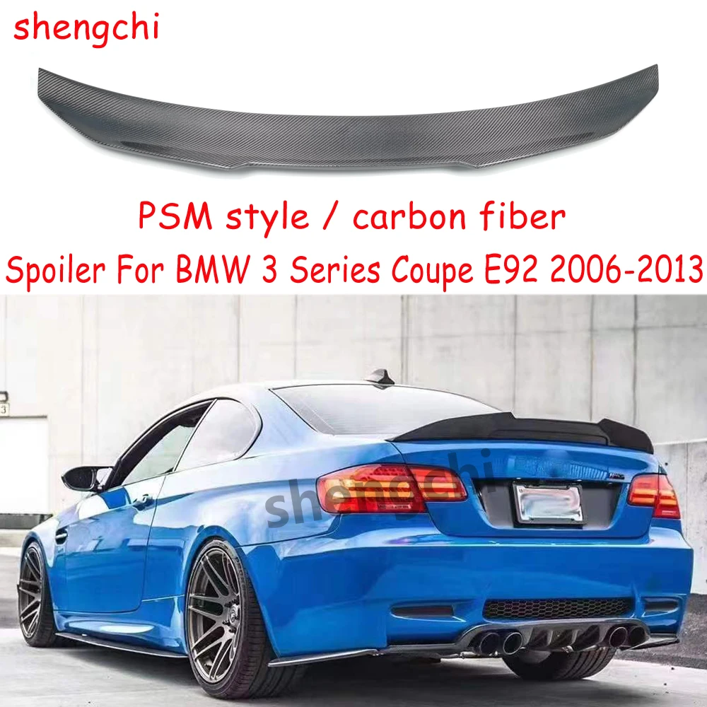 Спойлер из углеродного волокна в стиле E92 PSM для BMW 3 серии Coupe E92 316i 318i 320i 323i 325i 328i 330i, задний спойлер багажника 2006-2013
Спойлер из углеродного волокна в стиле E92 PSM для BMW 3 серии Coupe E92 316i 318i 320i 323i 325i 328i 330i, задний спойлер багажника 2006-2013