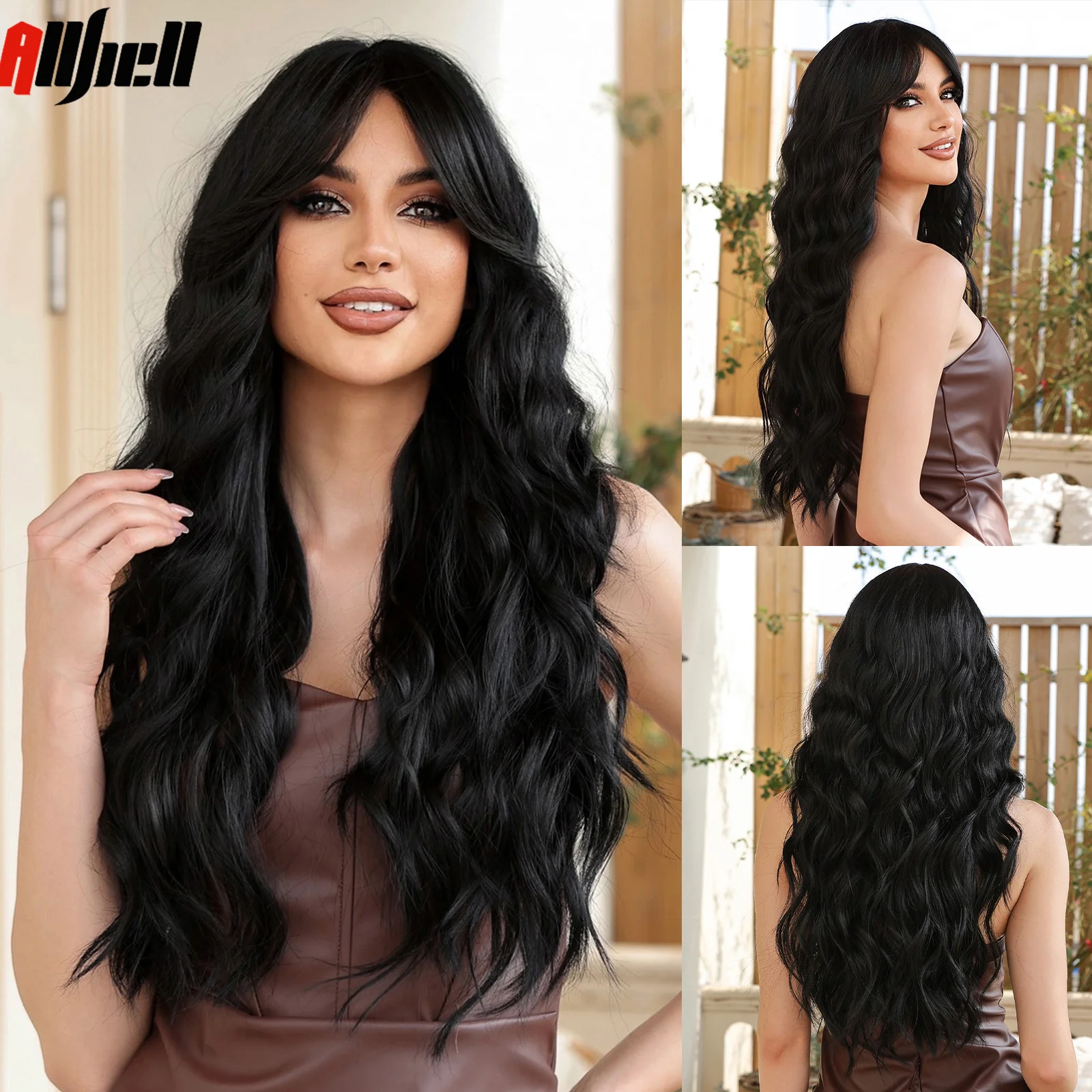 Long Curly Black Lolita Wig with Bangs Natural Fluffy Wavy Deep Curly Synthetic Heat Resistant Wig Hair for Women Daily Cosplay
Long Curly Black Lolita Wig with Bangs Natural Fluffy Wavy Deep Curly Synthetic Heat Resistant Wig Hair for Women Daily Cosplay