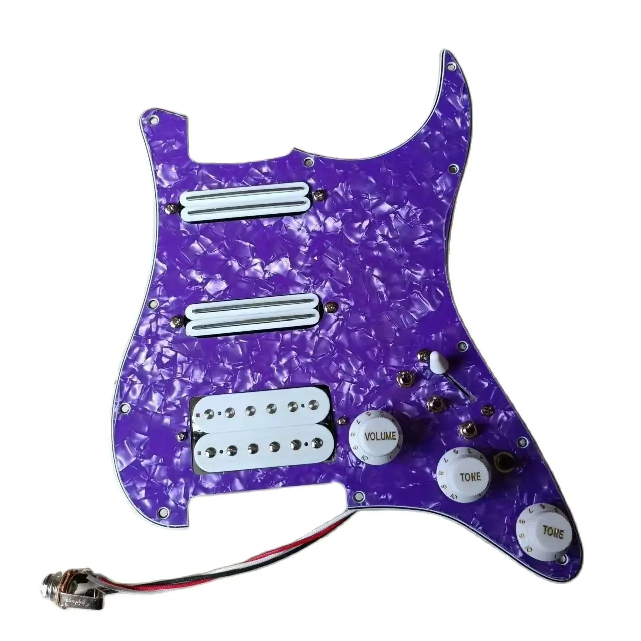 SSH Upgrade Prewired Guitar Pickguard Set Multifunction Switch MINI Humbucker Pickups 3 Single Cut Switch
SSH Upgrade Prewired Guitar Pickguard Set Multifunction Switch MINI Humbucker Pickups 3 Single Cut Switch