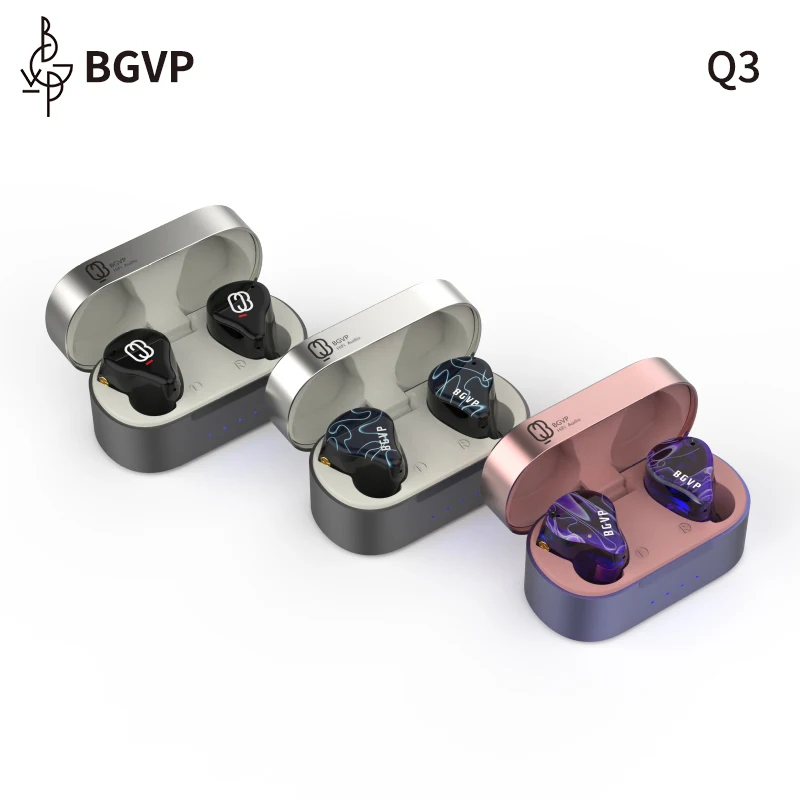 BGVP Q3 Earphones TWS Wireless Bluetooth 5.3 Headphones in-ear Hifi Monitors Gaming Earbuds Dual Mode Link Wired MMCX Headset
BGVP Q3 Earphones TWS Wireless Bluetooth 5.3 Headphones in-ear Hifi Monitors Gaming Earbuds Dual Mode Link Wired MMCX Headset