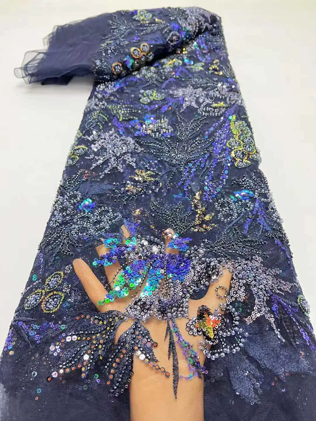 Pretty Fantastic French Beads Tulle Lace High-End Quality African Nigerian Sequins Net Lace For Wedding Party Dress HX
Pretty Fantastic French Beads Tulle Lace High-End Quality African Nigerian Sequins Net Lace For Wedding Party Dress HX