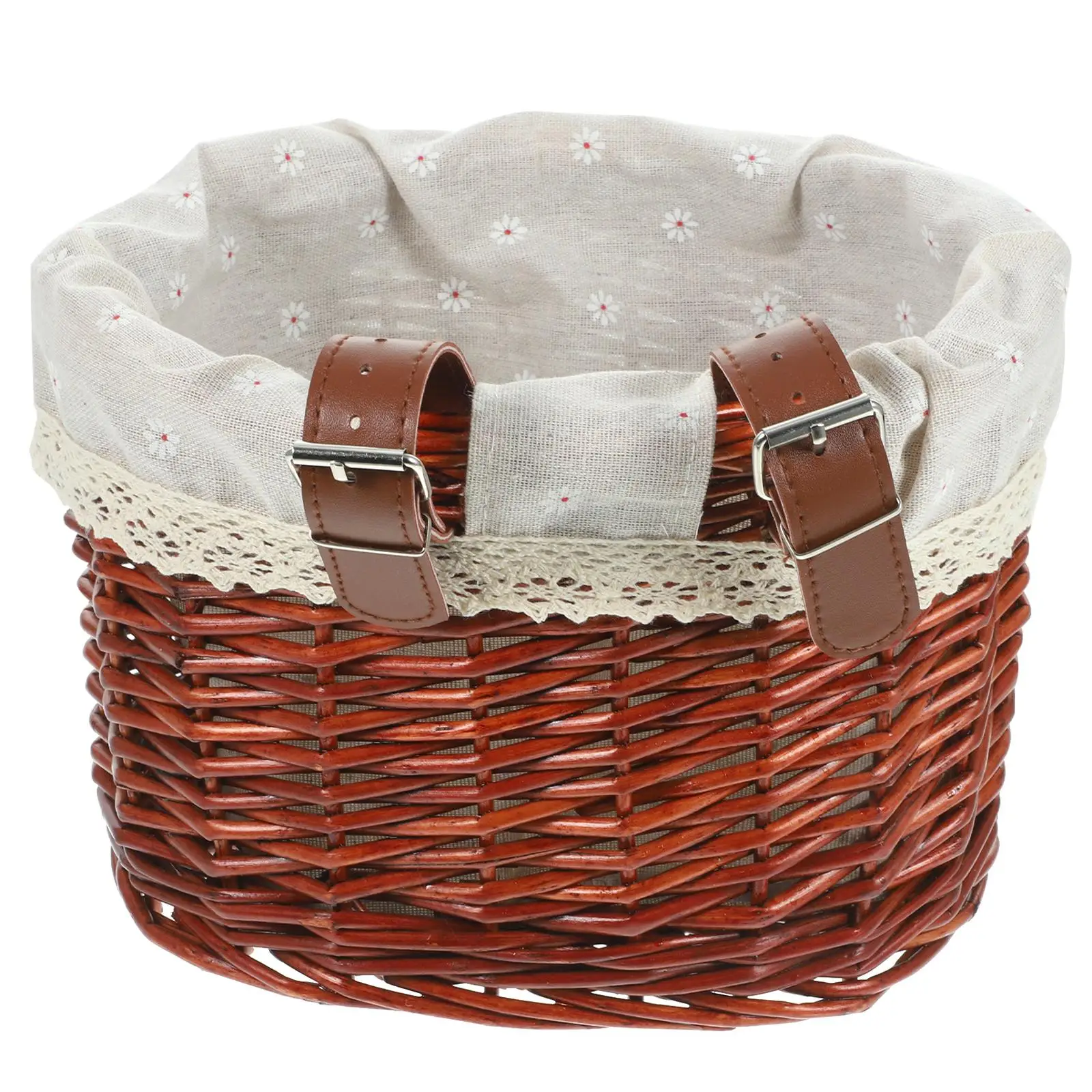 Rattan Bike Basket Woven Bucket for Bicycle Electric Brown Vegetable Office Durable Storage Cycling Accessory.
Rattan Bike Basket Woven Bucket for Bicycle Electric Brown Vegetable Office Durable Storage Cycling Accessory.