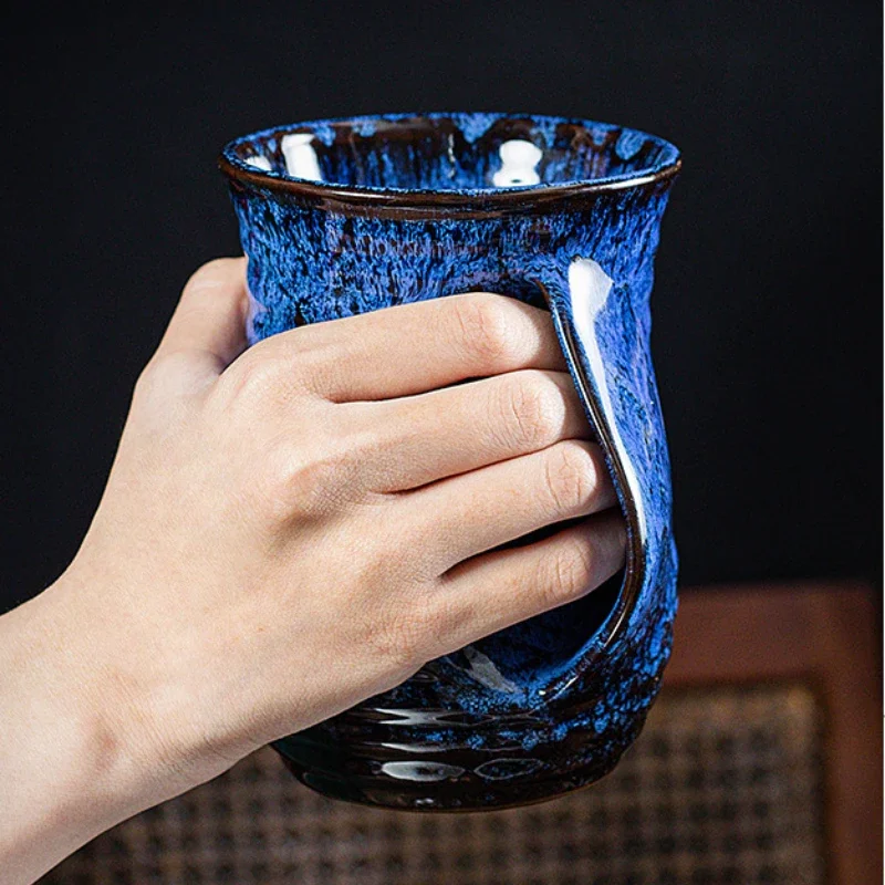 Ceramic Kiln Cup Coffee Cup Creative Hand Warmer Mug Large-Capacity Water Cup Steam Pitcher
Ceramic Kiln Cup Coffee Cup Creative Hand Warmer Mug Large-Capacity Water Cup Steam Pitcher