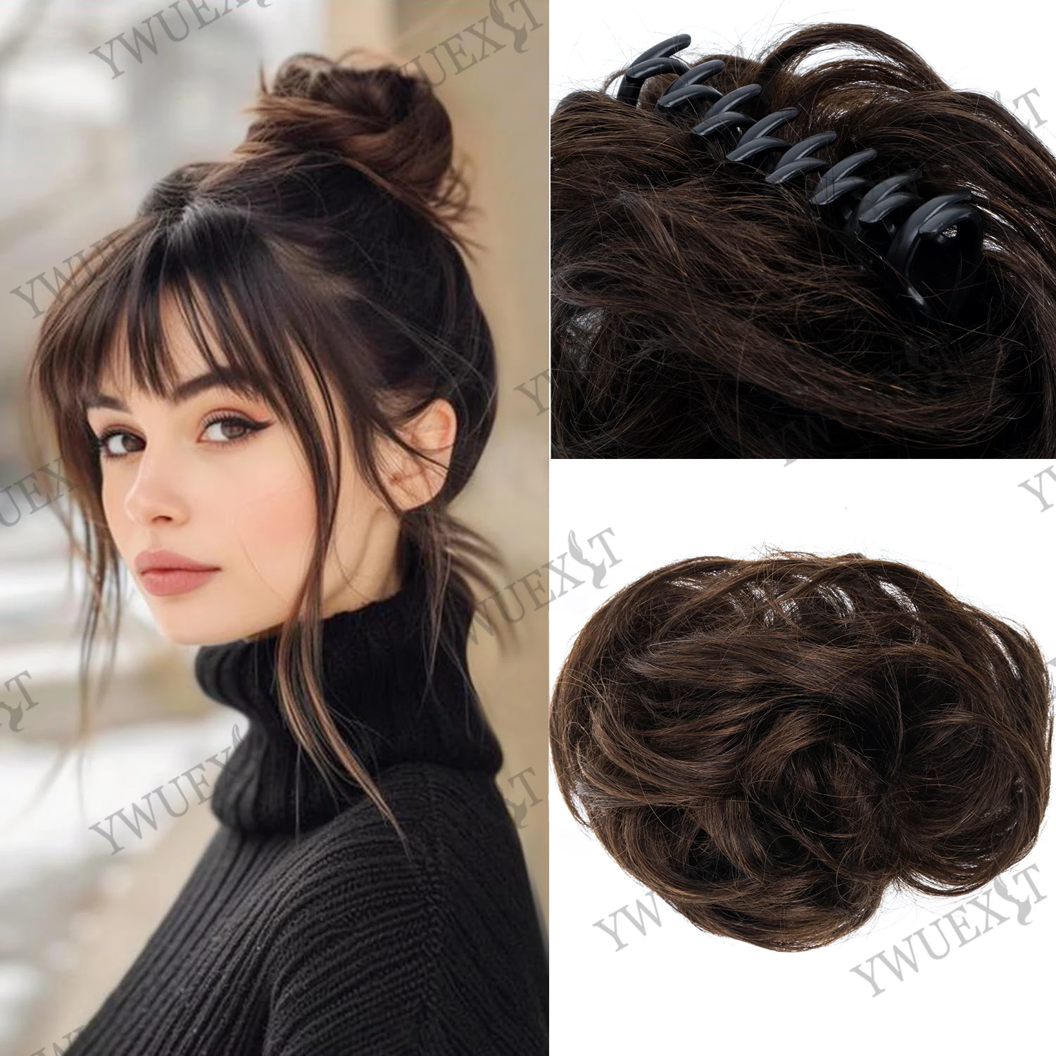 Зажим для грязной булочки в шиньоне для женщин, взлохмаченная прическа из человеческих волос с зажимом для когтей, предварительно закрученный шиньон, наращивание булочки для повседневного ношения
Зажим для грязной булочки в шиньоне для женщин, взлохмаченная прическа из человеческих волос с зажимом для когтей, предварительно закрученный шиньон, наращивание булочки для повседневного ношения