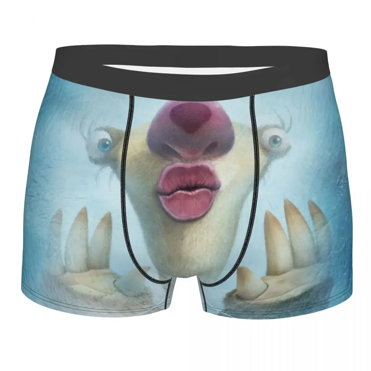 Трусы Sid Ice Age Manfred из анимационного фильма, хлопковые трусы, мужское нижнее белье, сексуальные шорты, трусы-боксеры
Трусы Sid Ice Age Manfred из анимационного фильма, хлопковые трусы, мужское нижнее белье, сексуальные шорты, трусы-боксеры
