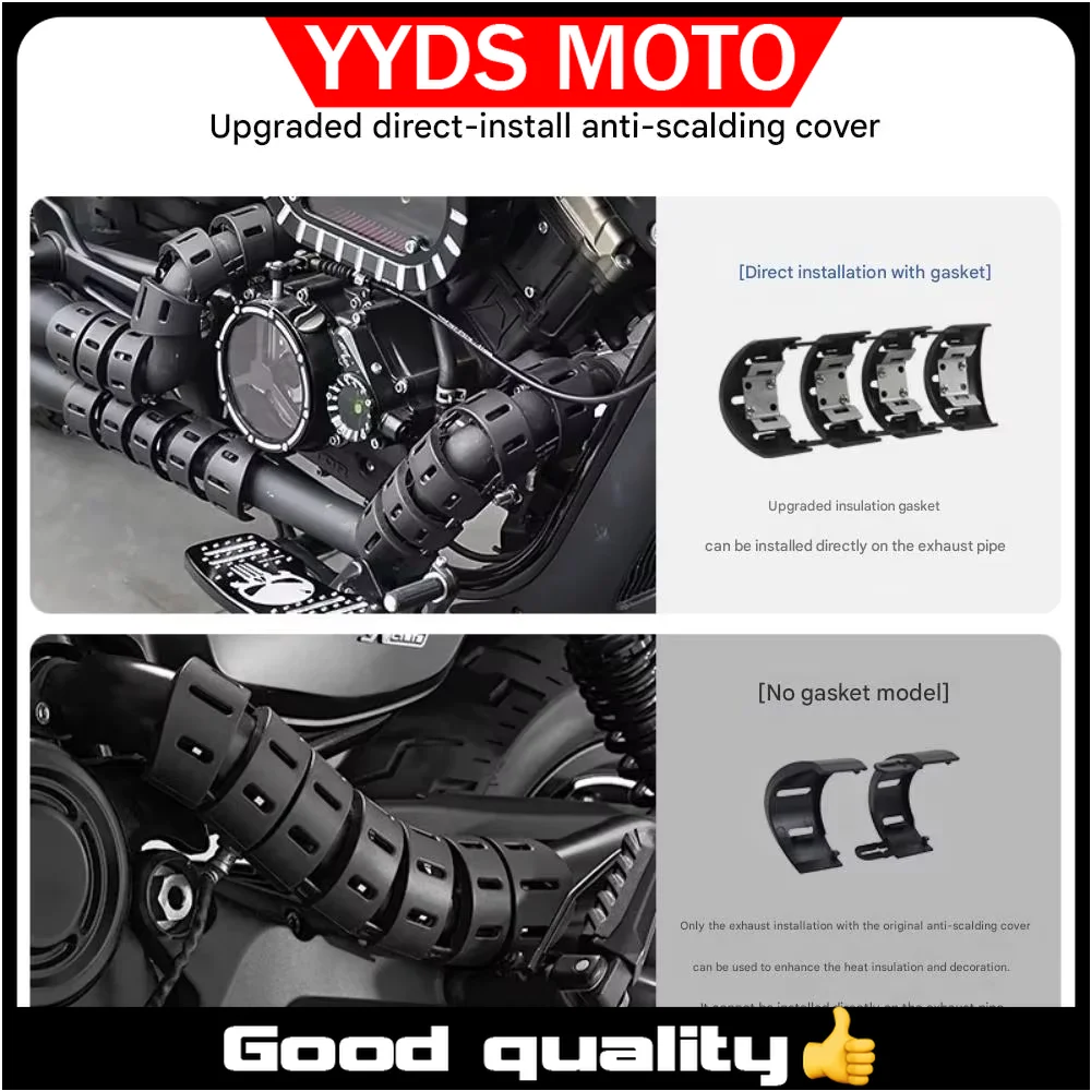 【Good quality】For Benda Chinchilla 500 exhaust pipe thermal insulation scald shield temperature flame retardant flexible bend
【Good quality】For Benda Chinchilla 500 exhaust pipe thermal insulation scald shield temperature flame retardant flexible bend