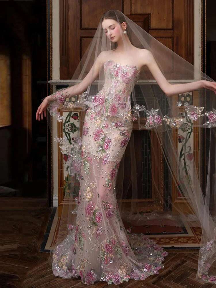 Ele Floral Evening Gown 2025 New Sle Mid-Waist Fi-Tail Skirt Long Svel Women's Formal Dr for Wedding Par P...
Ele Floral Evening Gown 2025 New Sle Mid-Waist Fi-Tail Skirt Long Svel Women's Formal Dr for Wedding Par P...