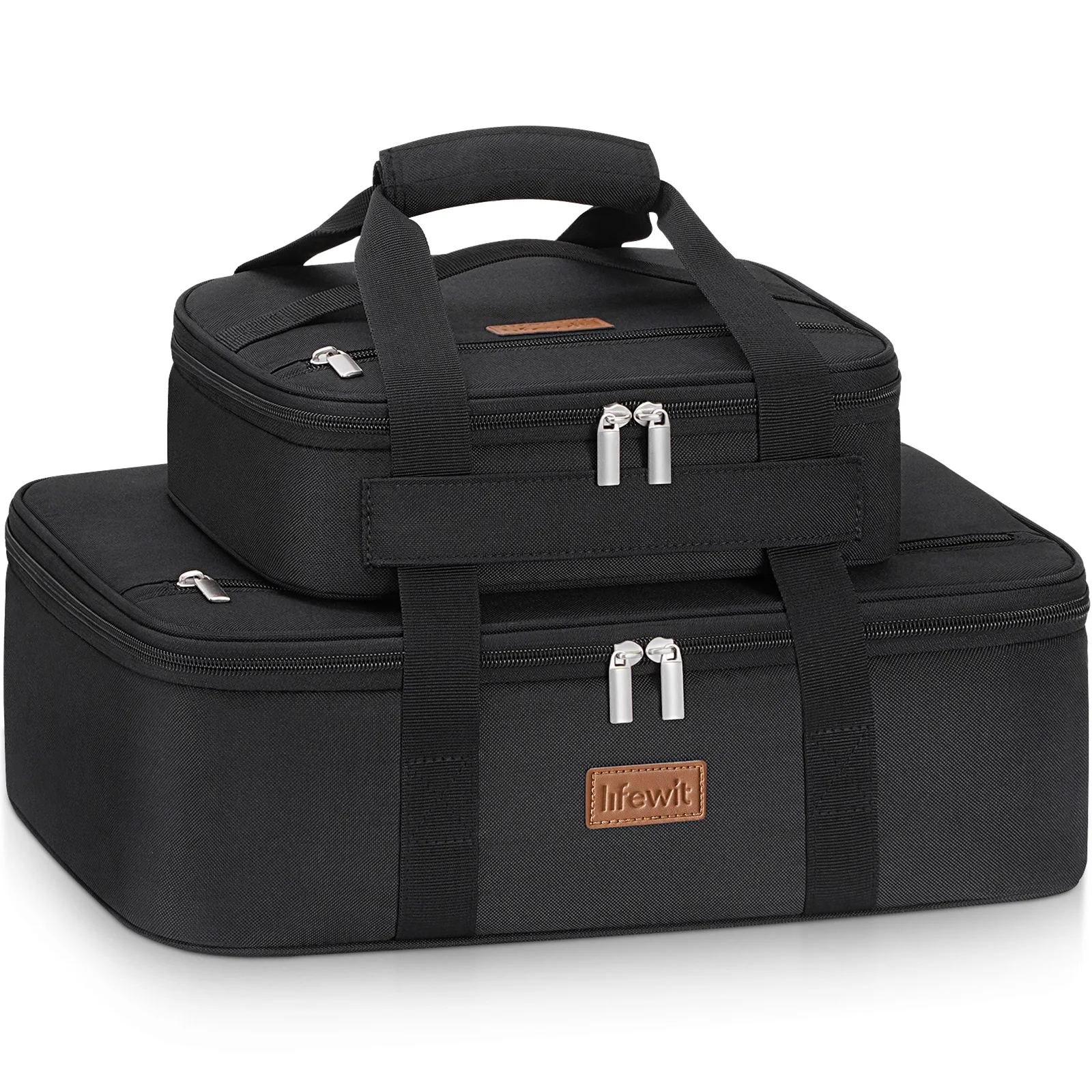 Duo Insulated Casserole Carrier for Hot or Cold Food, Lasagna Holder 2 Compartments, Thermal Lunch Tote
Duo Insulated Casserole Carrier for Hot or Cold Food, Lasagna Holder 2 Compartments, Thermal Lunch Tote