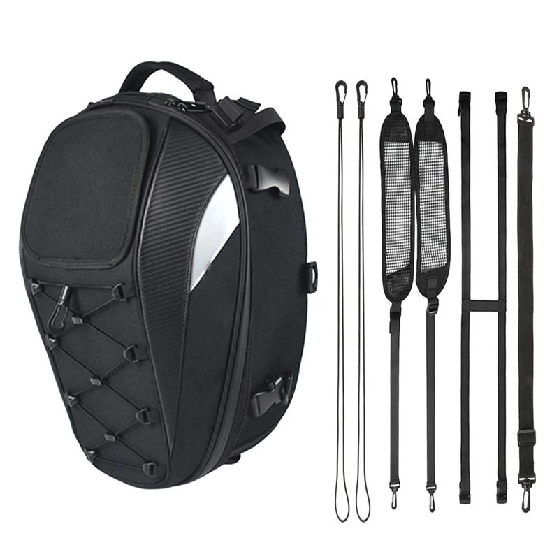 Motorcycle Tail Bag, Seat Bag, Dual Use Motorcycle Waterproof Helmet Bag For Motorbike, Dirt Bike
Motorcycle Tail Bag, Seat Bag, Dual Use Motorcycle Waterproof Helmet Bag For Motorbike, Dirt Bike