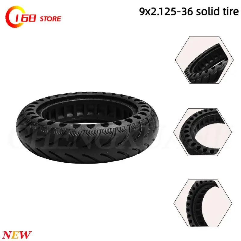 9x2.125-36 Solid Tire, Anti-puncture Non-slip Wheel for 9 Inch Electric Scooter Replacement
9x2.125-36 Solid Tire, Anti-puncture Non-slip Wheel for 9 Inch Electric Scooter Replacement