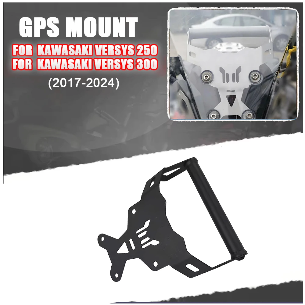 For KAWASAKI VERSYS 250/300 2017-2024 Motorcycle GPS Navigation Bracket GPS holder Phone holder Navigation holder Accessories
For KAWASAKI VERSYS 250/300 2017-2024 Motorcycle GPS Navigation Bracket GPS holder Phone holder Navigation holder Accessories