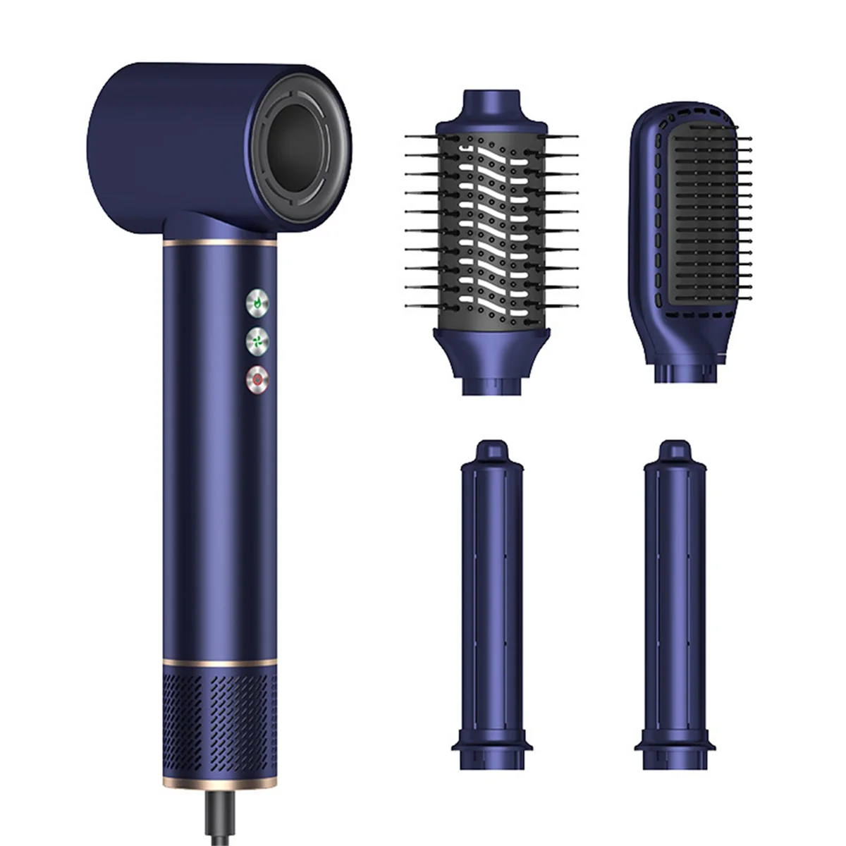 5-in-1 Negative Ion Hair Dryer Hair Dryer Brush Automatic Air Curling Iron Dark Blue EU Plug-T33C
5-in-1 Negative Ion Hair Dryer Hair Dryer Brush Automatic Air Curling Iron Dark Blue EU Plug-T33C
