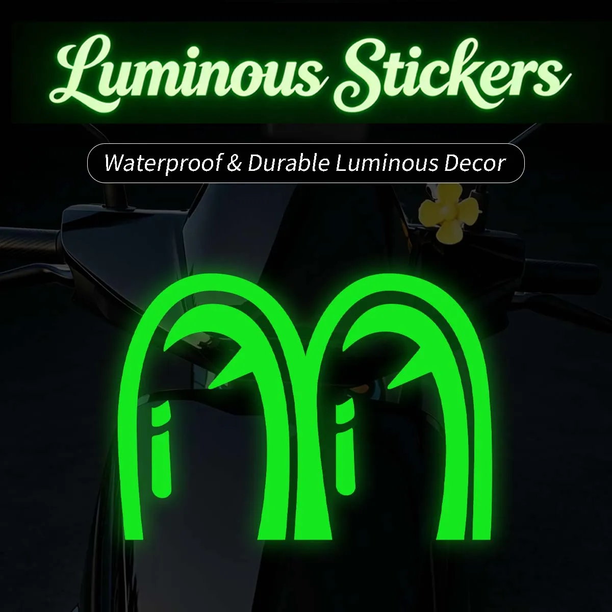 Fun Anime Eye Creative Motorcycle Stickers Moto Bike Helmet Side Box Body Car Laptop Decor Vinyl Luminous Decals Accessories
Fun Anime Eye Creative Motorcycle Stickers Moto Bike Helmet Side Box Body Car Laptop Decor Vinyl Luminous Decals Accessories