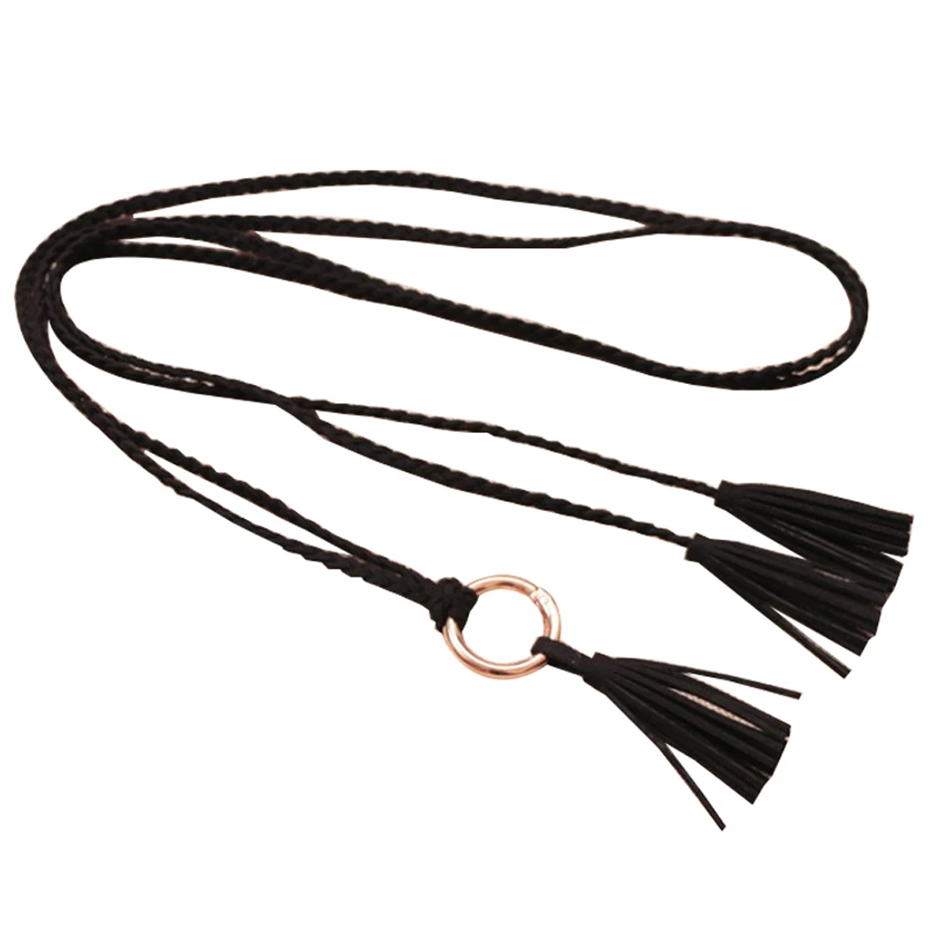 Rope Waist Belt Braided Fashion Creative Tassel Waist Belt Dress Belt PU Leather Waist Belt For Women Jewellery Accessories
Rope Waist Belt Braided Fashion Creative Tassel Waist Belt Dress Belt PU Leather Waist Belt For Women Jewellery Accessories