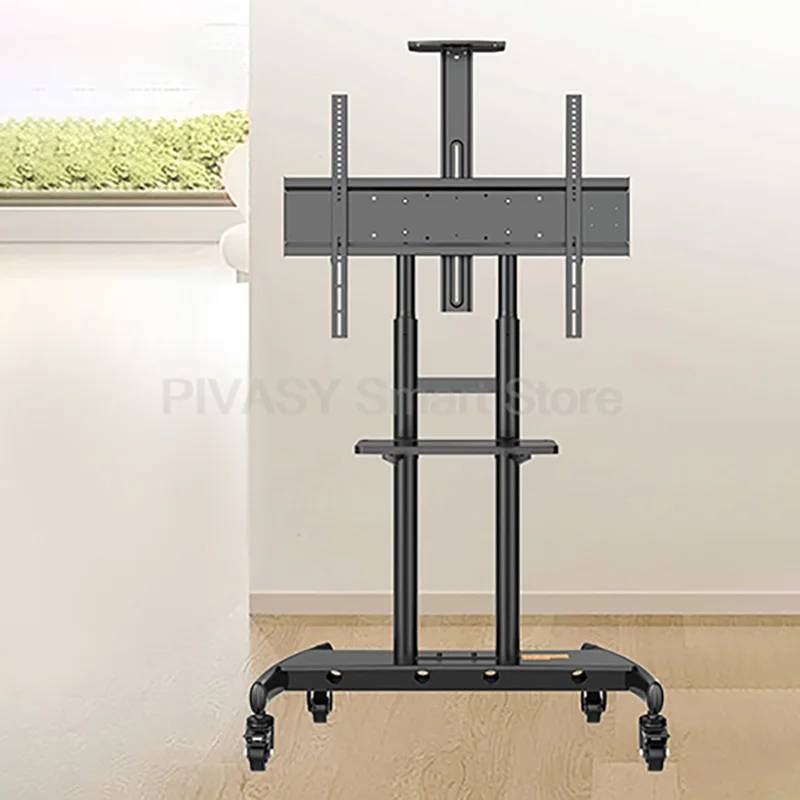 Mobile TV Stand Rolling Cart for LCD LED TV 32-85 Inch Adjustable Height Portable Large Screen Display Holder with Shelf Wheels
Mobile TV Stand Rolling Cart for LCD LED TV 32-85 Inch Adjustable Height Portable Large Screen Display Holder with Shelf Wheels