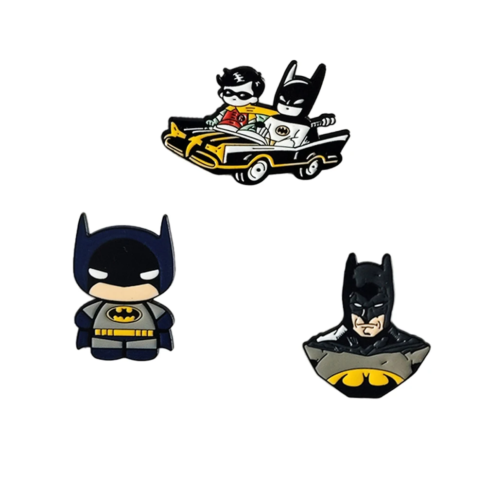 3pcs Superhero Bat Enamel Pins Cartoon Bar Car Metal Lapel Badges America Comic Characters Button Brooches for Backpack
3pcs Superhero Bat Enamel Pins Cartoon Bar Car Metal Lapel Badges America Comic Characters Button Brooches for Backpack
