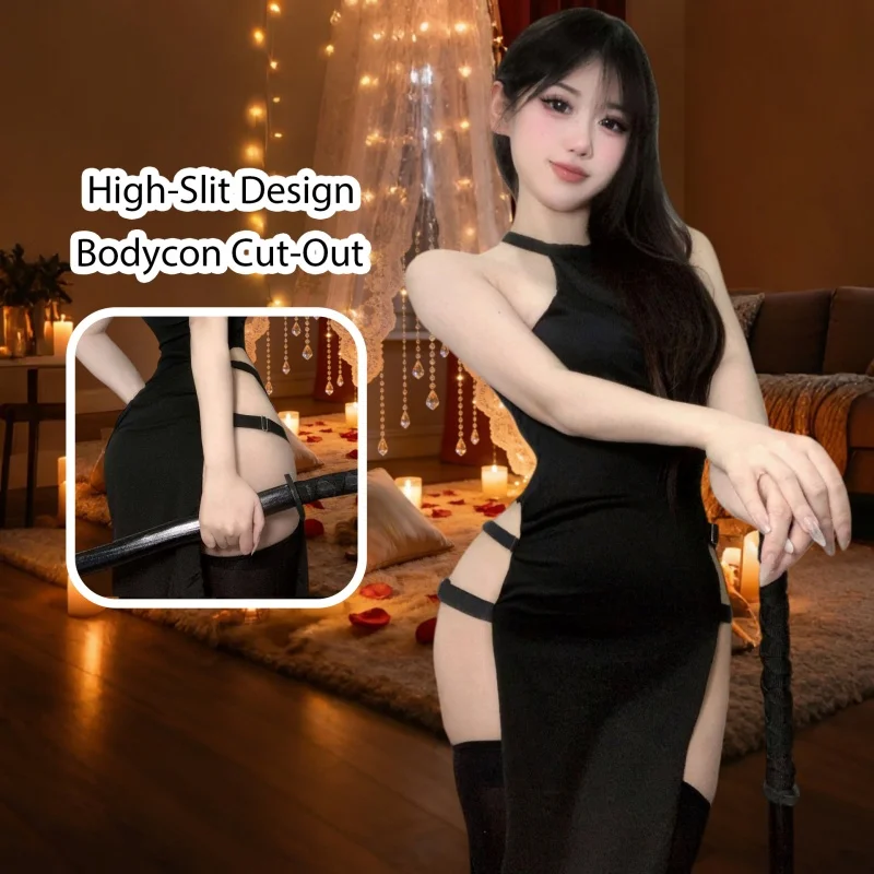 Женское нижнее белье без рукавов с лямкой на шее, однотонное, облегающее, с вырезом, с ультраузким, с высоким разрезом, без функции взлета
Женское нижнее белье без рукавов с лямкой на шее, однотонное, облегающее, с вырезом, с ультраузким, с высоким разрезом, без функции взлета