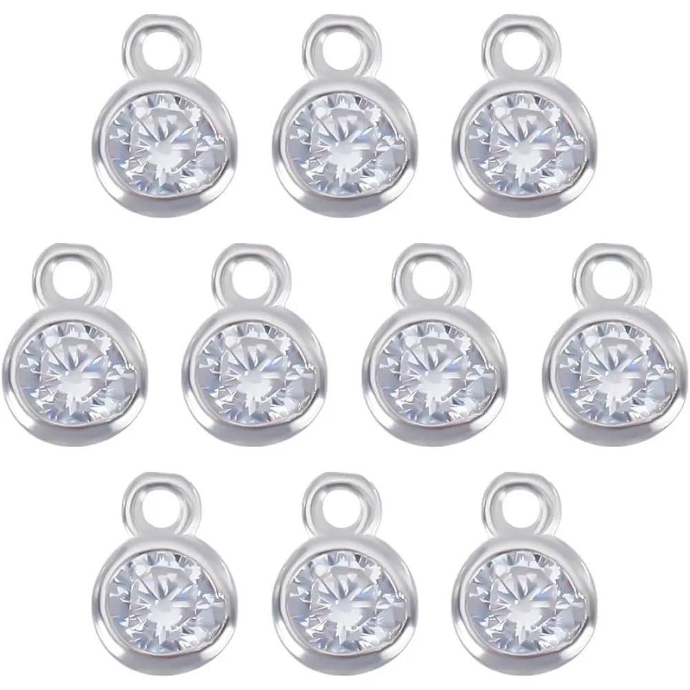 10 шт., подвеска из стерлингового серебра 925 пробы, подвеска с кубическим цирконием, плоские круглые подвески, подвески из драгоценных камней, 4x5,5 мм, серебряные подвески
10 шт., подвеска из стерлингового серебра 925 пробы, подвеска с кубическим цирконием, плоские круглые подвески, подвески из драгоценных камней, 4x5,5 мм, серебряные подвески