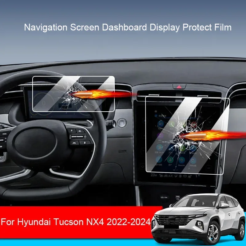 10.4" Car GPS Navigation Screen Protect Tempered Film Dashboard Display Sticker Accessories For Hyundai Tucson NX4 2022-2024
10.4" Car GPS Navigation Screen Protect Tempered Film Dashboard Display Sticker Accessories For Hyundai Tucson NX4 2022-2024