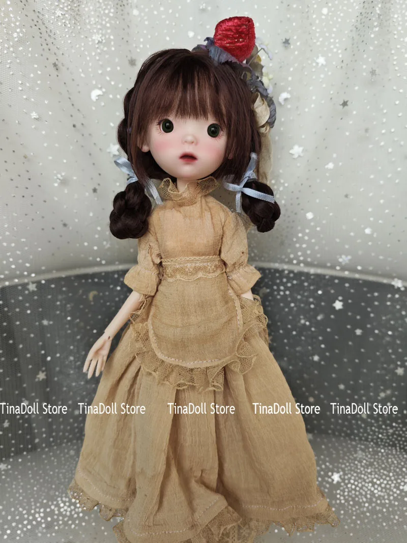 (TinaDoll Store) Landoudou/blythe vintage tea dyed Clothes set( dress/apron )for Landazz Landoudou/Blythe/ob22/ob24 Doll
(TinaDoll Store) Landoudou/blythe vintage tea dyed Clothes set( dress/apron )for Landazz Landoudou/Blythe/ob22/ob24 Doll