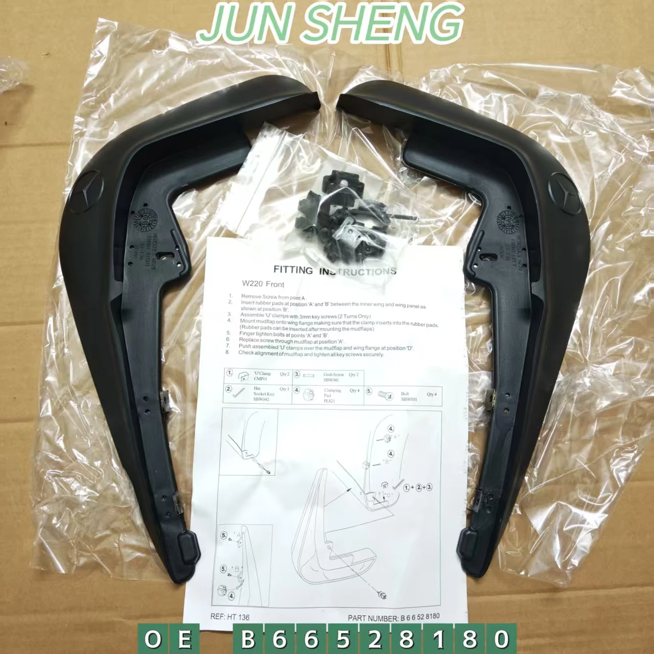 Front/Rear mudguard For Mercedes-Benz W220 S B66528180 B66528181
Front/Rear mudguard For Mercedes-Benz W220 S B66528180 B66528181
