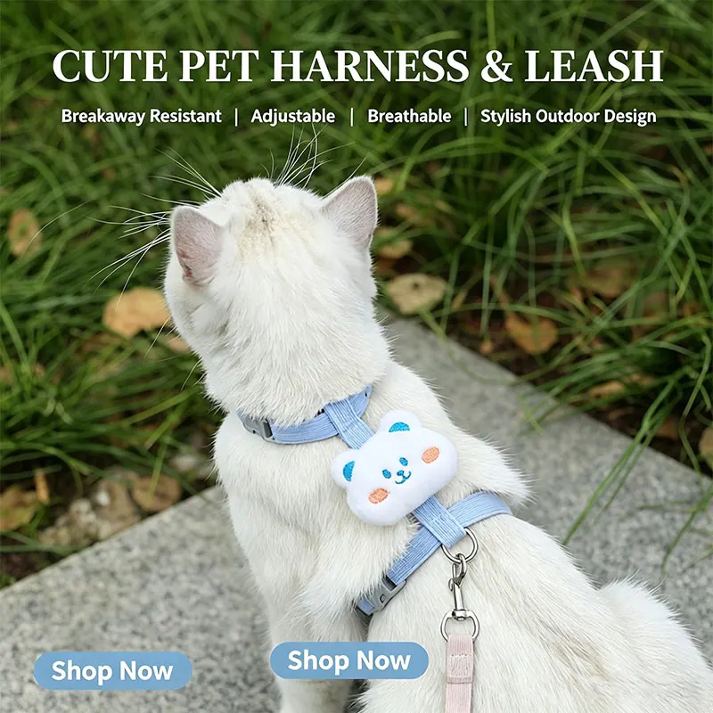 Adjustable Cats Cat Harness and Leash Set Plush Animal Decor Kitten Chest Harness Escape Proof Kitten Walking Vest Pets Supplies
Adjustable Cats Cat Harness and Leash Set Plush Animal Decor Kitten Chest Harness Escape Proof Kitten Walking Vest Pets Supplies
