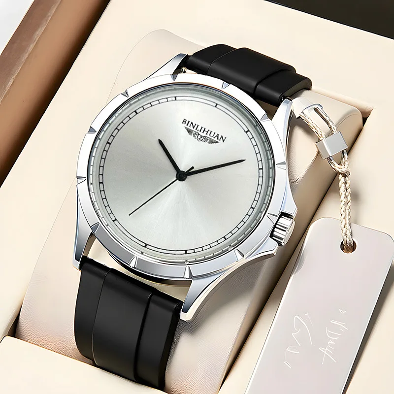 Men's Watch, Casual Fashion High-End Tape Quartz Watch
Men's Watch, Casual Fashion High-End Tape Quartz Watch