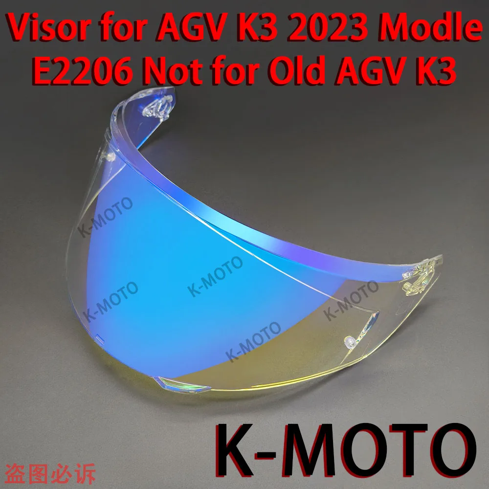2023 New K3 Helmet visor for AGV K3 Visor Motorcycle Helmet Only for E2206 Model
2023 New K3 Helmet visor for AGV K3 Visor Motorcycle Helmet Only for E2206 Model